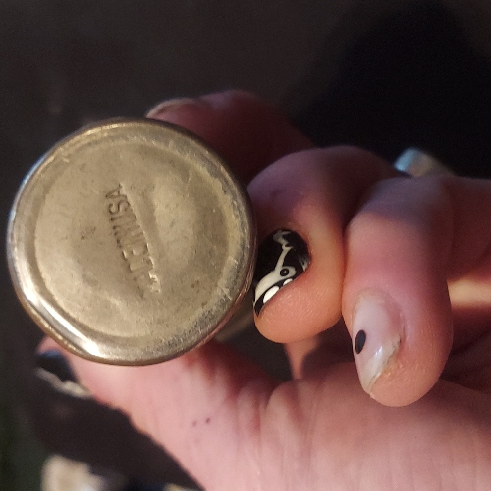Antique metal made in usa handheld flash light.